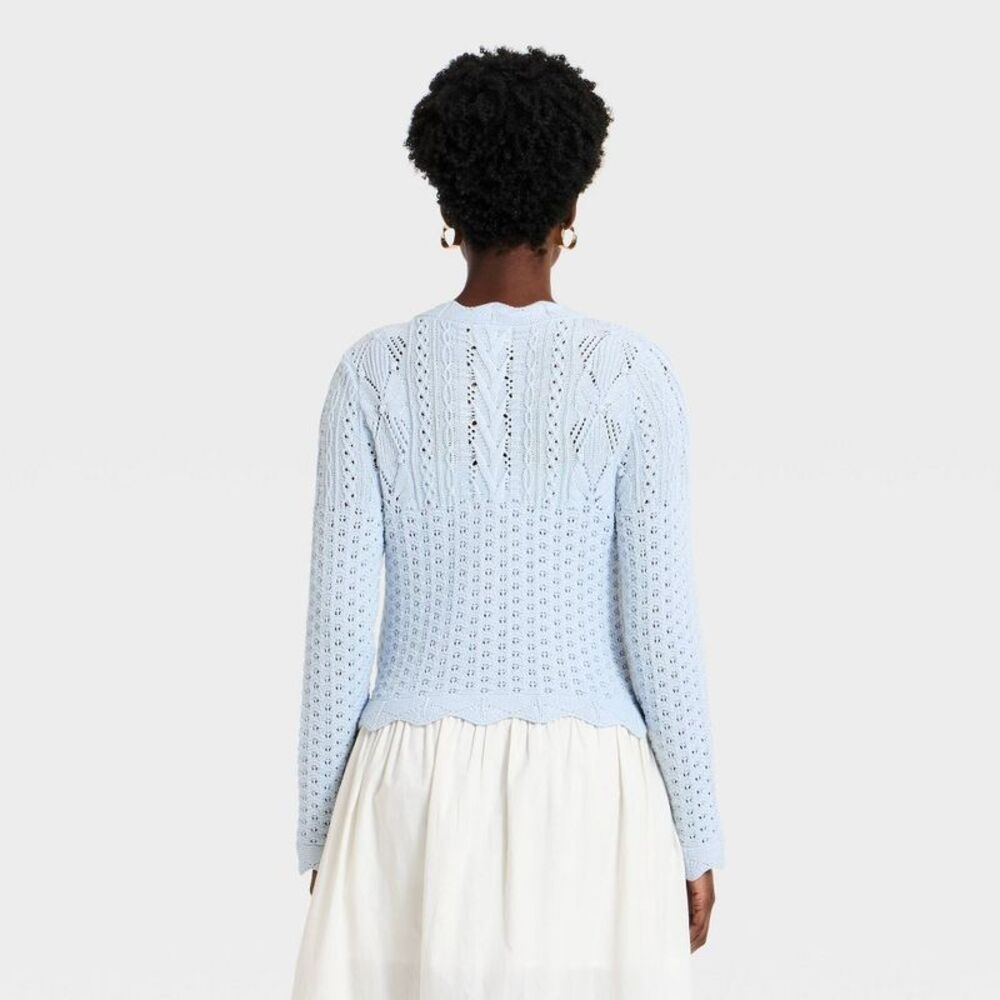 Universal Thread - Women's Western Crafted Cardigan - Universal Threa Blue - Picture 2 of 3